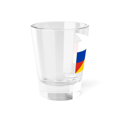 Flag of Russia and Germany (Germany) Shot Glass 1.5oz - Go Mug Yourself