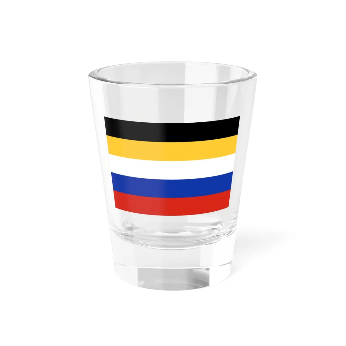 Flag of Russia combined tricolor (Russia) Shot Glass 1.5oz 1.5oz - Go Mug Yourself