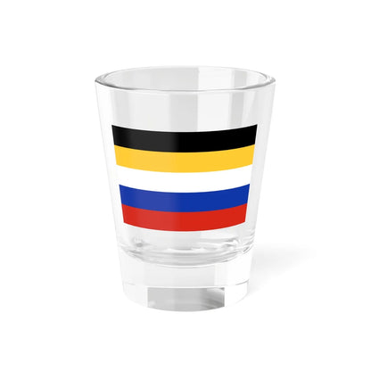 Flag of Russia combined tricolor (Russia) Shot Glass 1.5oz 1.5oz - Go Mug Yourself