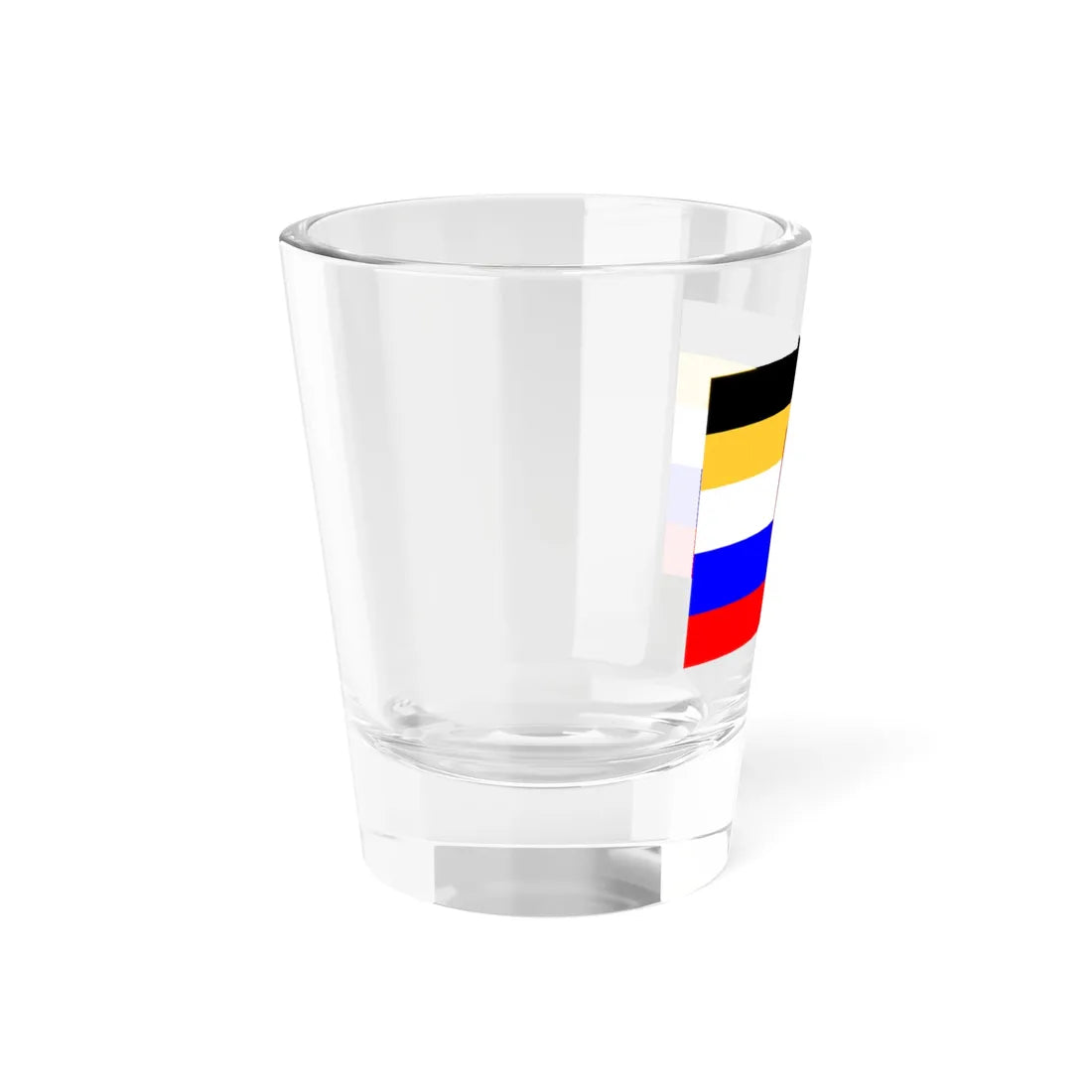 Flag of Russia combined tricolor with Imperial coat of arms (Russia) Shot Glass 1.5oz - Go Mug Yourself