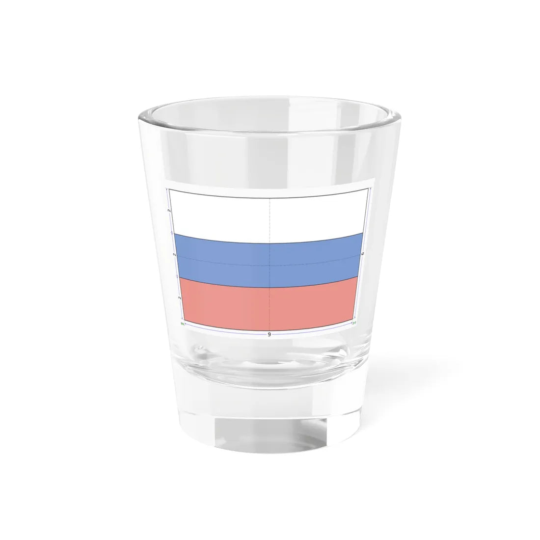 Flag of Russia construction sheet (Russia) Shot Glass 1.5oz 1.5oz - Go Mug Yourself