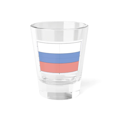 Flag of Russia construction sheet (Russia) Shot Glass 1.5oz 1.5oz - Go Mug Yourself
