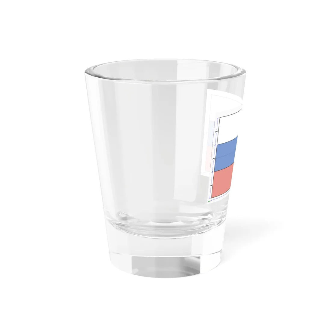 Flag of Russia construction sheet (Russia) Shot Glass 1.5oz - Go Mug Yourself