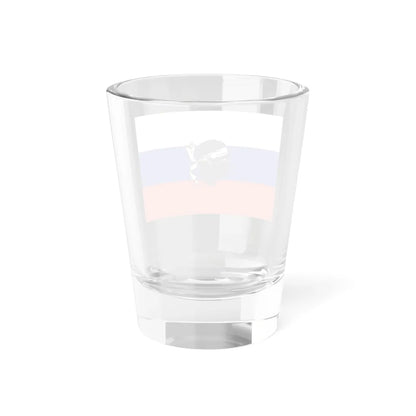 Flag of Russia with a Moors head in the center (Russia) Shot Glass 1.5oz - Go Mug Yourself