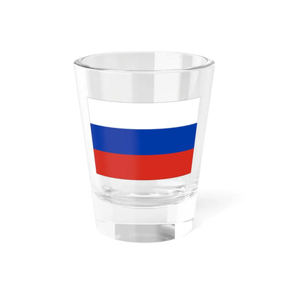 Flag of Russia with border (Russia) Shot Glass 1.5oz 1.5oz - Go Mug Yourself