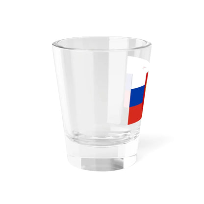 Flag of Russia with coat of arms (Russia) Shot Glass 1.5oz - Go Mug Yourself