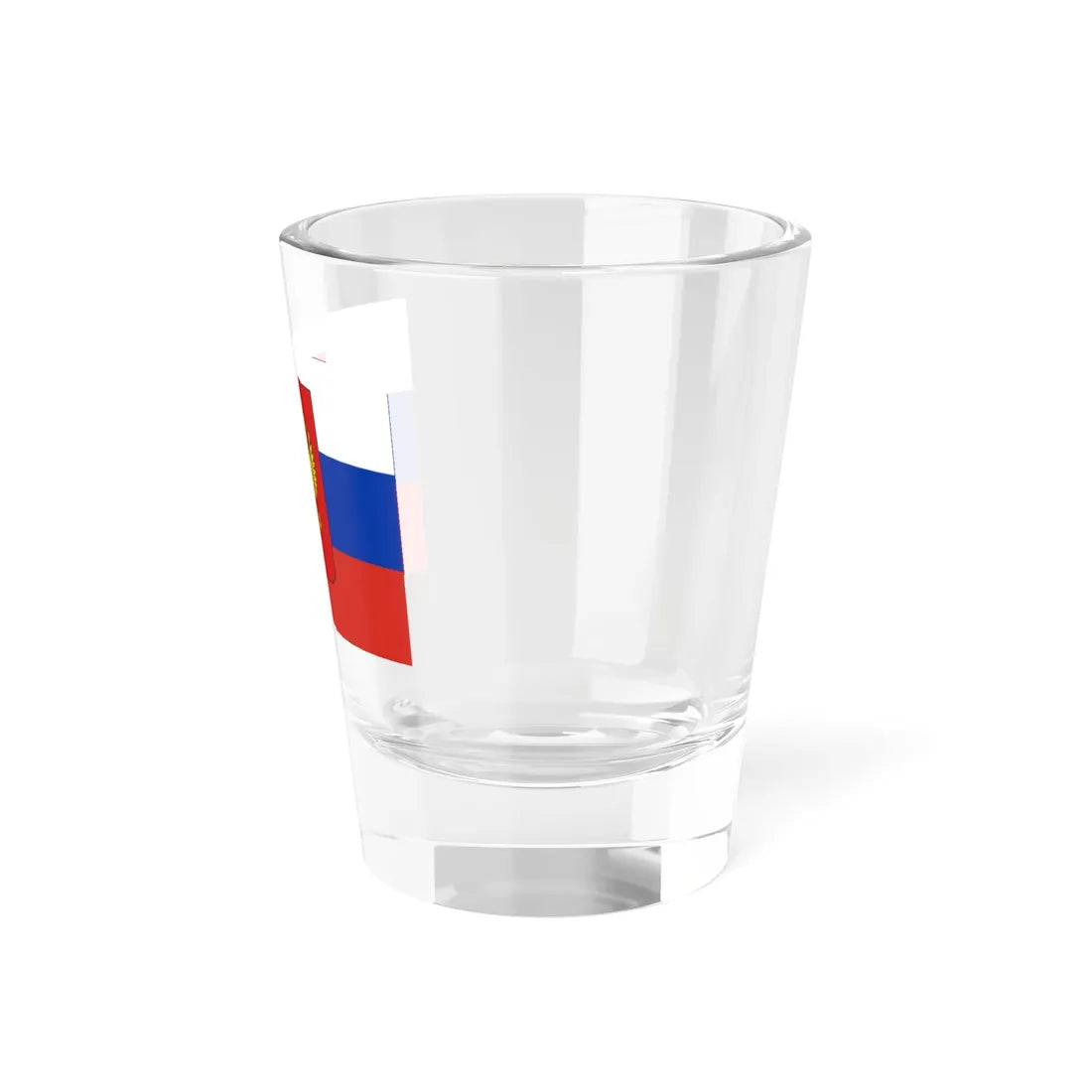Flag of Russia with coat of arms (Russia) Shot Glass 1.5oz - Go Mug Yourself