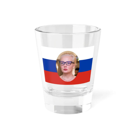 Flag of Russia Yulia Navalnaya (Russia) Shot Glass 1.5oz 1.5oz - Go Mug Yourself
