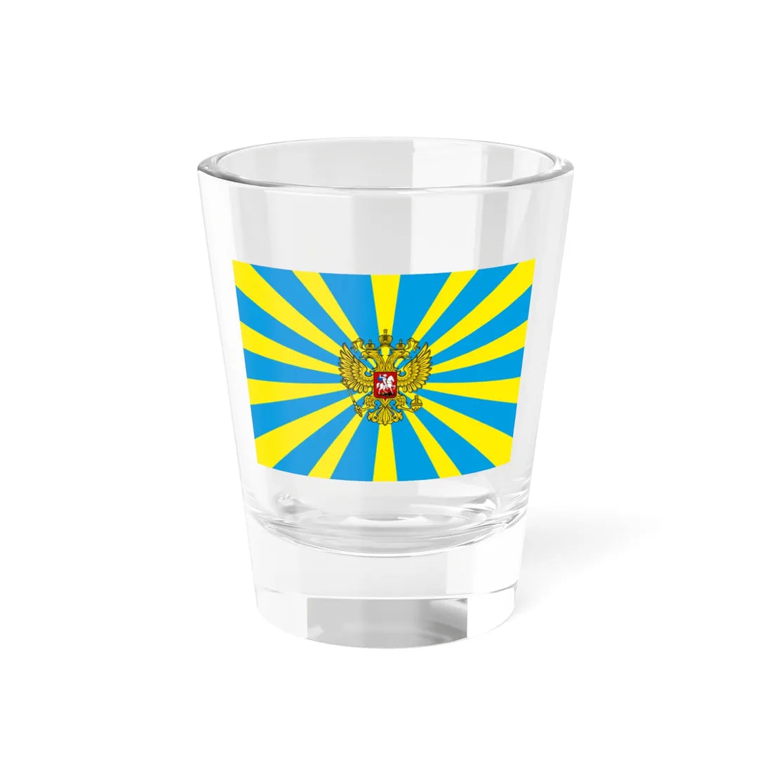 Flag of Russian Aerospace Forces - recto (Russia) Shot Glass 1.5oz 1.5oz - Go Mug Yourself