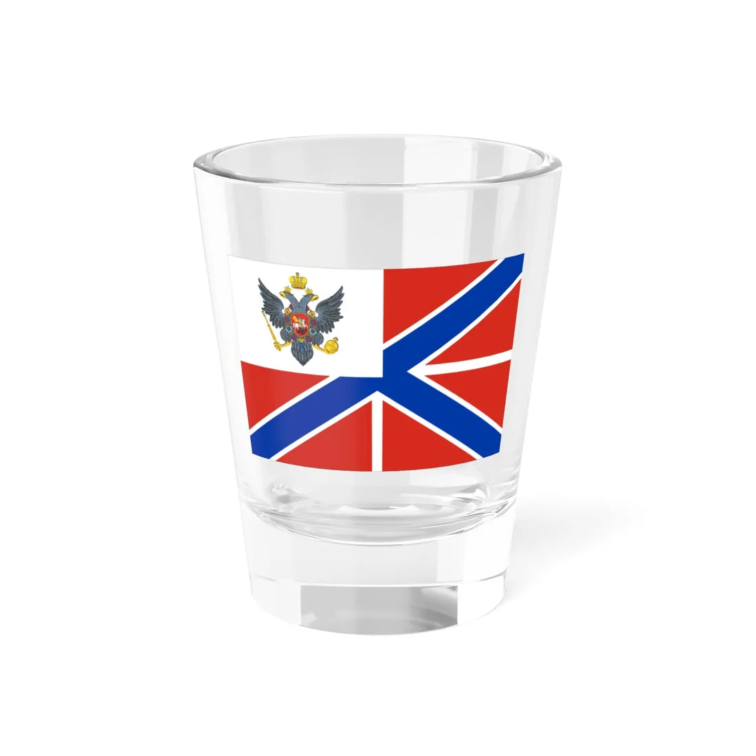 Flag of Russian Ambassador 1835 (Estonia) Shot Glass 1.5oz 1.5oz - Go Mug Yourself
