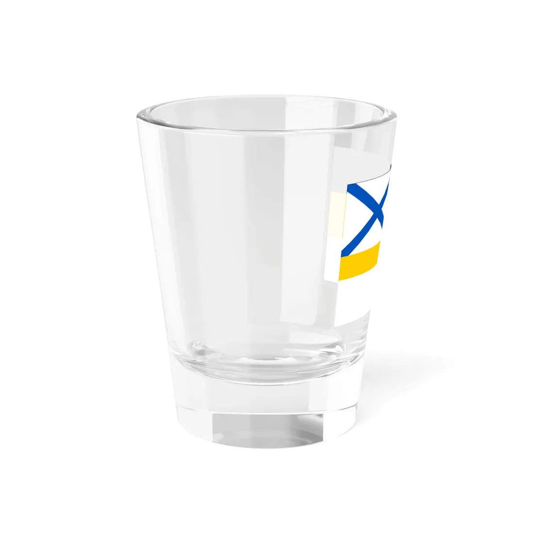 Flag of Russian Consul General black-yellow-white (Estonia) Shot Glass 1.5oz - Go Mug Yourself
