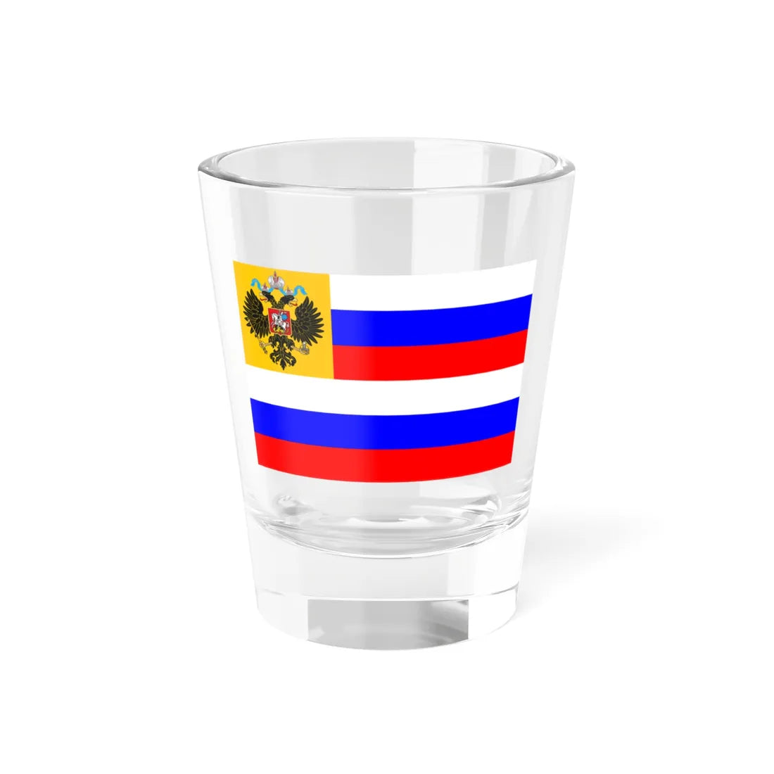 Flag of Russian Empire for private use 1698-1700 (Russia) Shot Glass 1.5oz 1.5oz - Go Mug Yourself