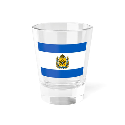 Flag of Russian Kherson Oblast (Ukraine) Shot Glass 1.5oz 1.5oz - Go Mug Yourself