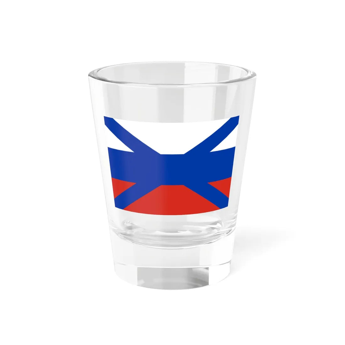 Flag of Russian Navy Krepost 1699-1700 (Russia) Shot Glass 1.5oz 1.5oz - Go Mug Yourself