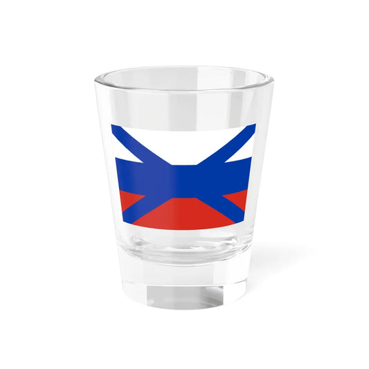 Flag of Russian Navy Krepost 1699-1700 (Russia) Shot Glass 1.5oz 1.5oz - Go Mug Yourself