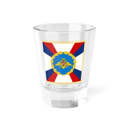 Flag of Russias Commander-in-Chief of the Airborne Troops (Russia) Shot Glass 1.5oz 1.5oz - Go Mug Yourself
