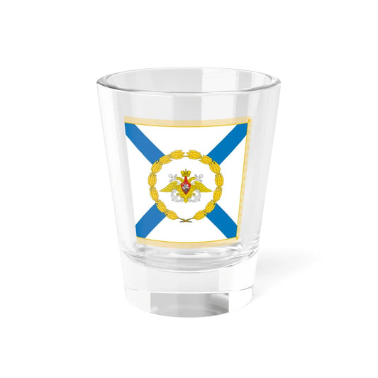 Flag of Russias Commander-in-Chief of the Navy (Russia) Shot Glass 1.5oz 1.5oz - Go Mug Yourself