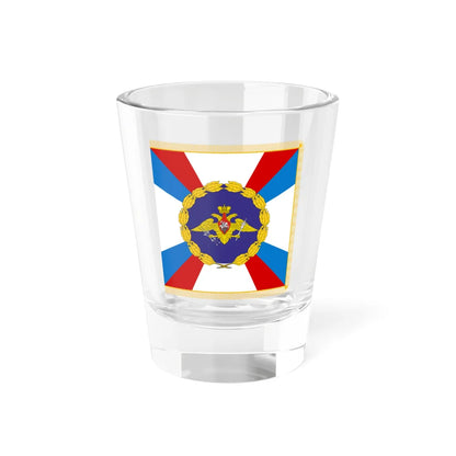 Flag of Russias Commander of the Space Forces (Russia) Shot Glass 1.5oz 1.5oz - Go Mug Yourself