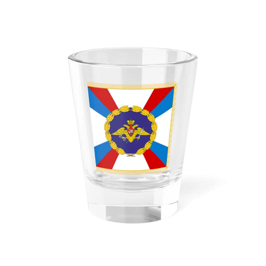 Flag of Russias Commander of the Space Forces (Russia) Shot Glass 1.5oz 1.5oz - Go Mug Yourself