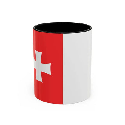 Flag of Rustavi Georgia - Accent Coffee Mug 11oz Black - Go Mug Yourself