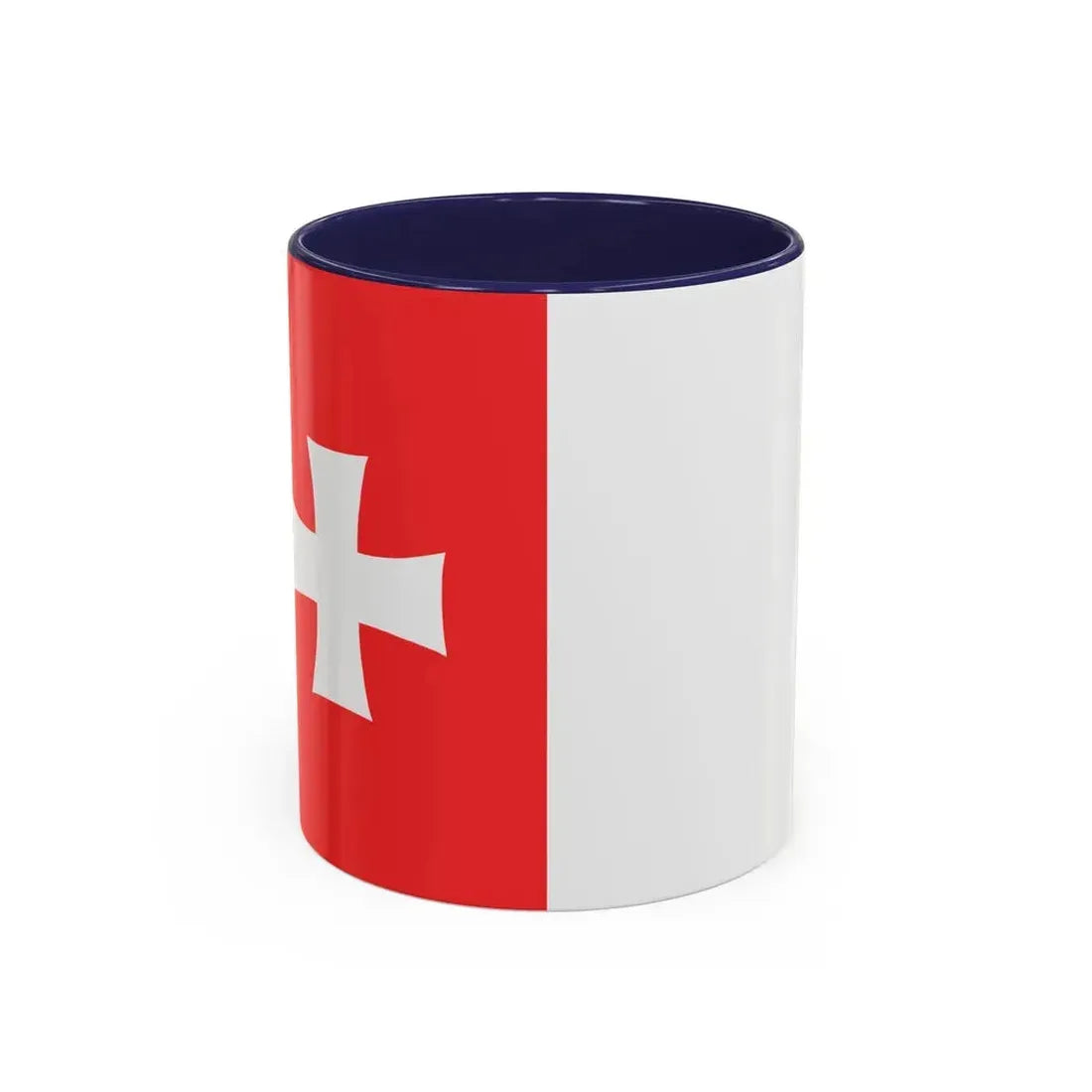 Flag of Rustavi Georgia - Accent Coffee Mug 11oz Navy - Go Mug Yourself