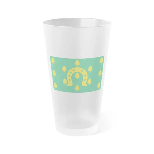 Flag of Rutland County UK - Frosted Pint Glass 16oz 16oz Frosted - Go Mug Yourself
