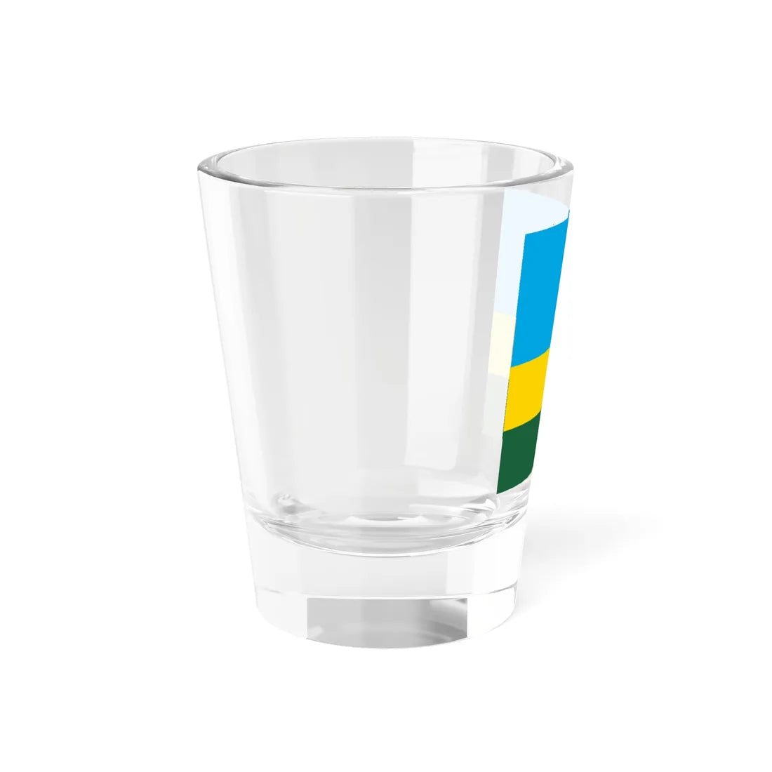 Flag of Rwanda 1-1 (Rwanda) Shot Glass 1.5oz - Go Mug Yourself