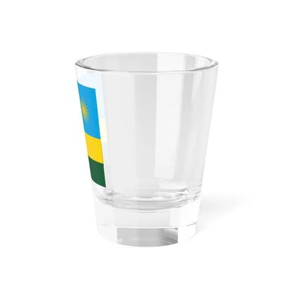 Flag of Rwanda 1-1 (Rwanda) Shot Glass 1.5oz - Go Mug Yourself