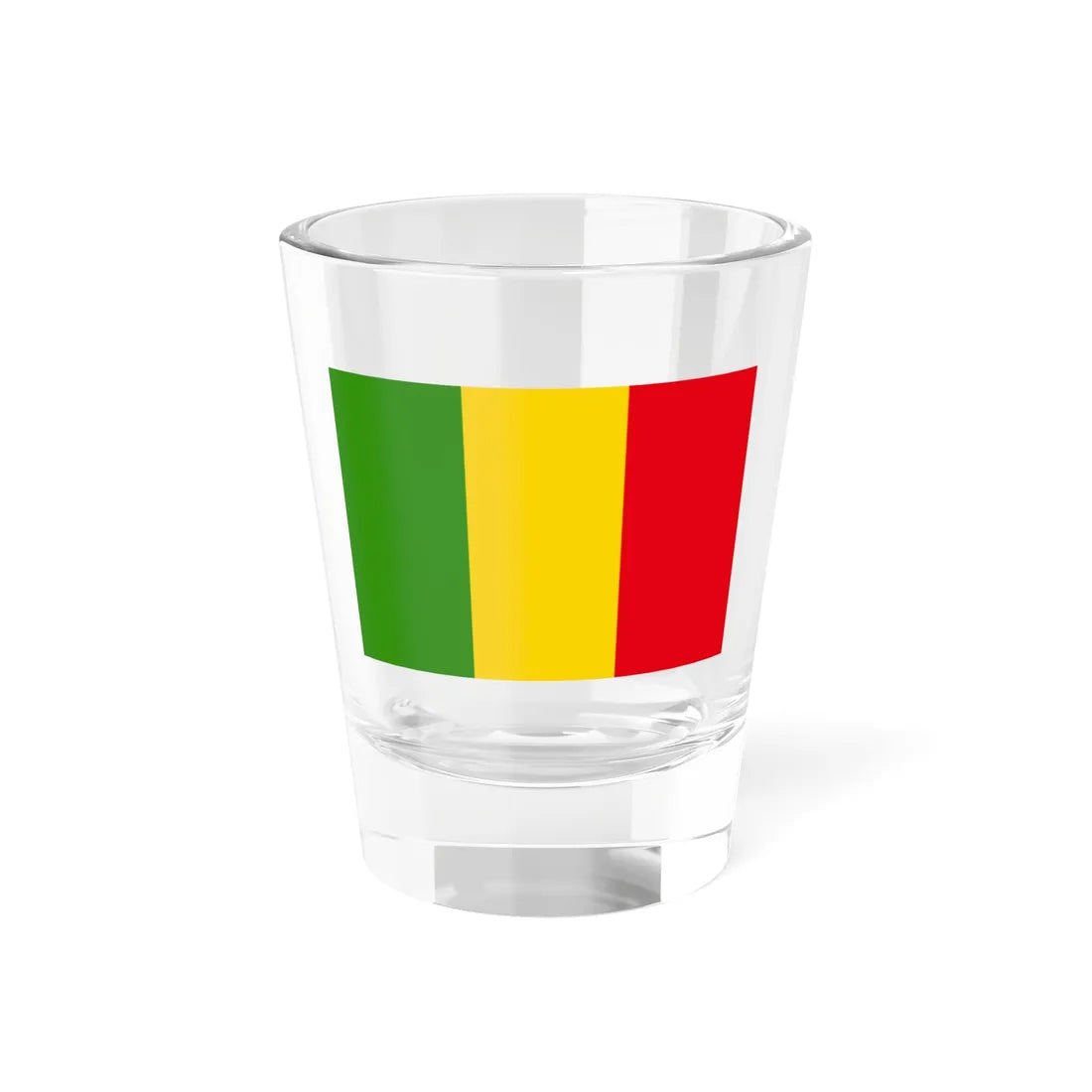 Flag of Rwanda 1961-1962 (Rwanda) Shot Glass 1.5oz 1.5oz - Go Mug Yourself