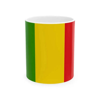 Flag of Rwanda 1961-1962 (Rwanda) White Coffee Mug 11oz - Go Mug Yourself
