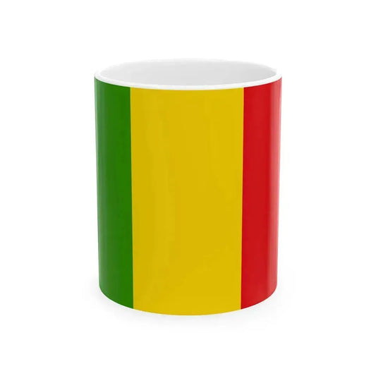 Flag of Rwanda 1961-1962 (Rwanda) White Coffee Mug 11oz - Go Mug Yourself