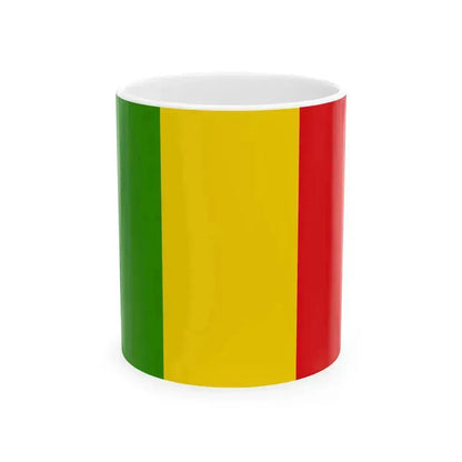 Flag of Rwanda 1961-1962 (Rwanda) White Coffee Mug 11oz - Go Mug Yourself