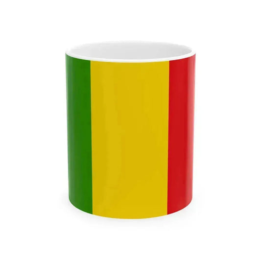 Flag of Rwanda 1961-1962 (Rwanda) White Coffee Mug 11oz - Go Mug Yourself