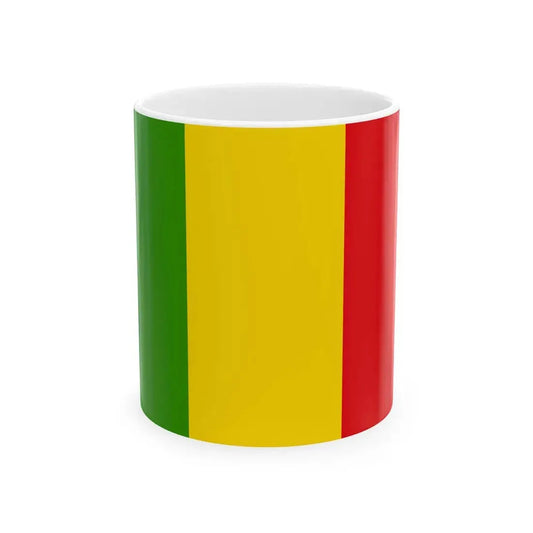 Flag of Rwanda 1961-1962 (Rwanda) White Coffee Mug 11oz - Go Mug Yourself