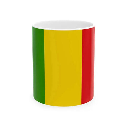 Flag of Rwanda 1961-1962 (Rwanda) White Coffee Mug 11oz - Go Mug Yourself
