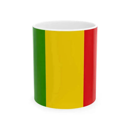 Flag of Rwanda 1961-1962 (Rwanda) White Coffee Mug 11oz - Go Mug Yourself