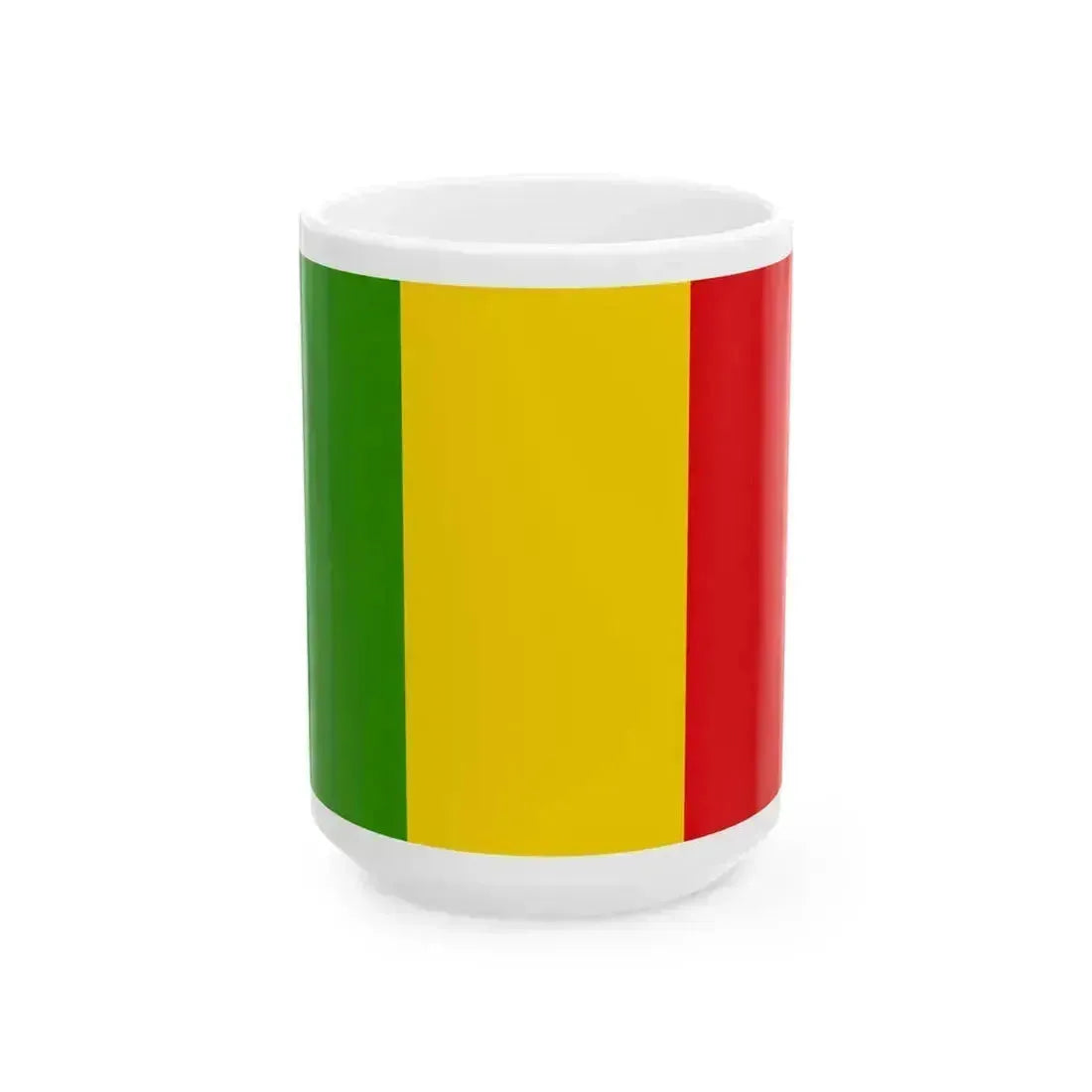 Flag of Rwanda 1961-1962 (Rwanda) White Coffee Mug 15oz - Go Mug Yourself