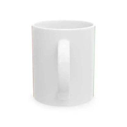 Flag of Rwanda 1961-1962 (Rwanda) White Coffee Mug - Go Mug Yourself