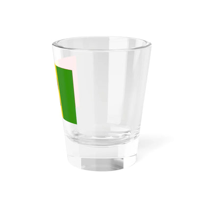 Flag of Rwanda 1961-2001 (Rwanda) Shot Glass 1.5oz - Go Mug Yourself