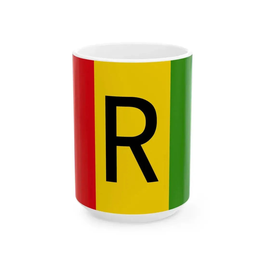 Flag of Rwanda 1961-2001 (Rwanda) White Coffee Mug 15oz - Go Mug Yourself