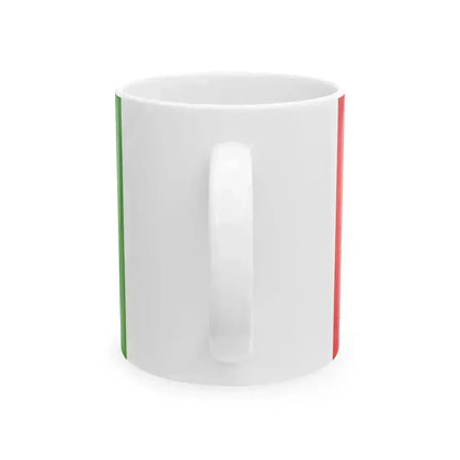Flag of Rwanda 1961-2001 (Rwanda) White Coffee Mug - Go Mug Yourself