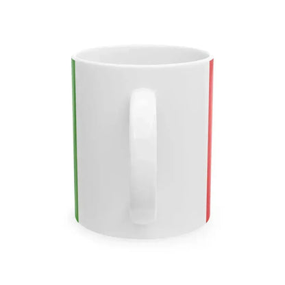 Flag of Rwanda 1961-2001 (Rwanda) White Coffee Mug - Go Mug Yourself