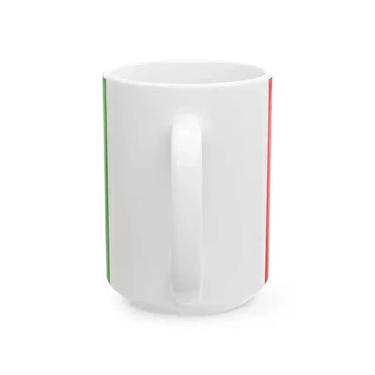 Flag of Rwanda 1961-2001 (Rwanda) White Coffee Mug - Go Mug Yourself