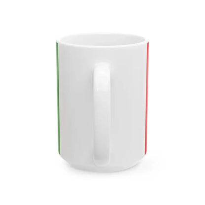 Flag of Rwanda 1961-2001 (Rwanda) White Coffee Mug - Go Mug Yourself