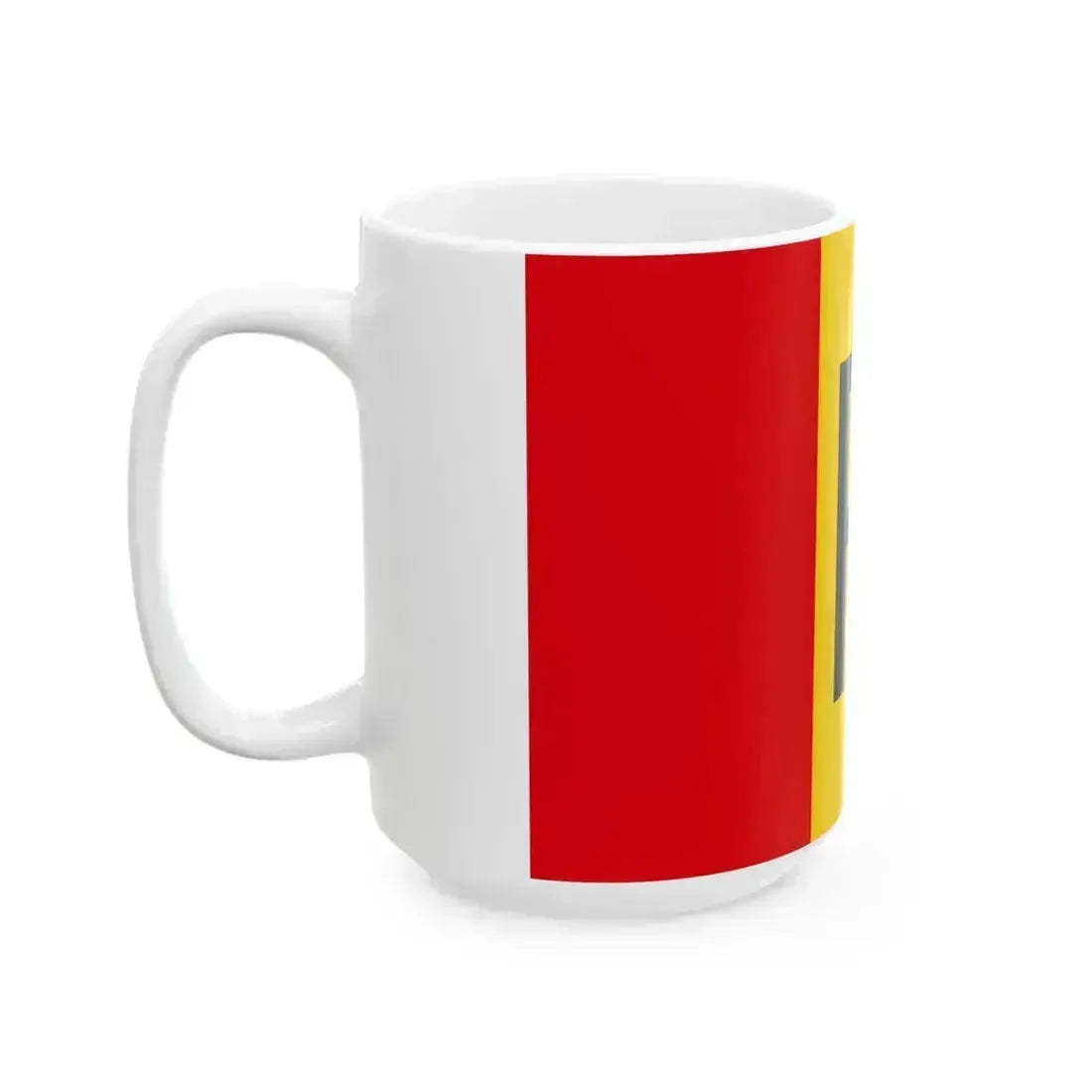 Flag of Rwanda 1961-2001 (Rwanda) White Coffee Mug - Go Mug Yourself