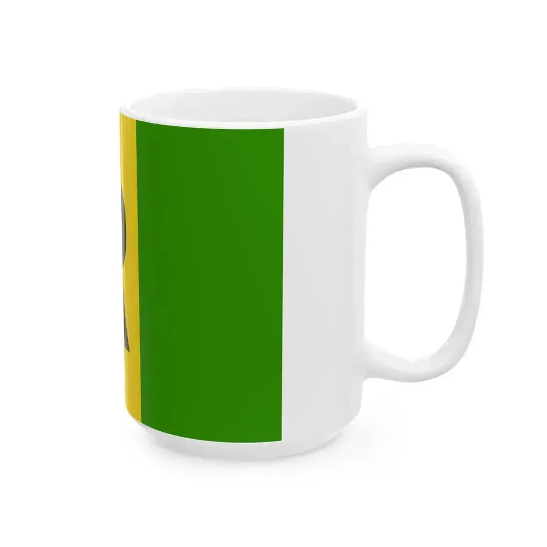 Flag of Rwanda 1961-2001 (Rwanda) White Coffee Mug - Go Mug Yourself