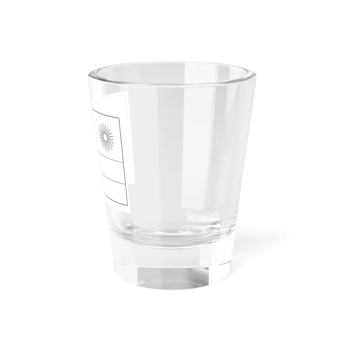 Flag of Rwanda colouring page (Rwanda) Shot Glass 1.5oz - Go Mug Yourself