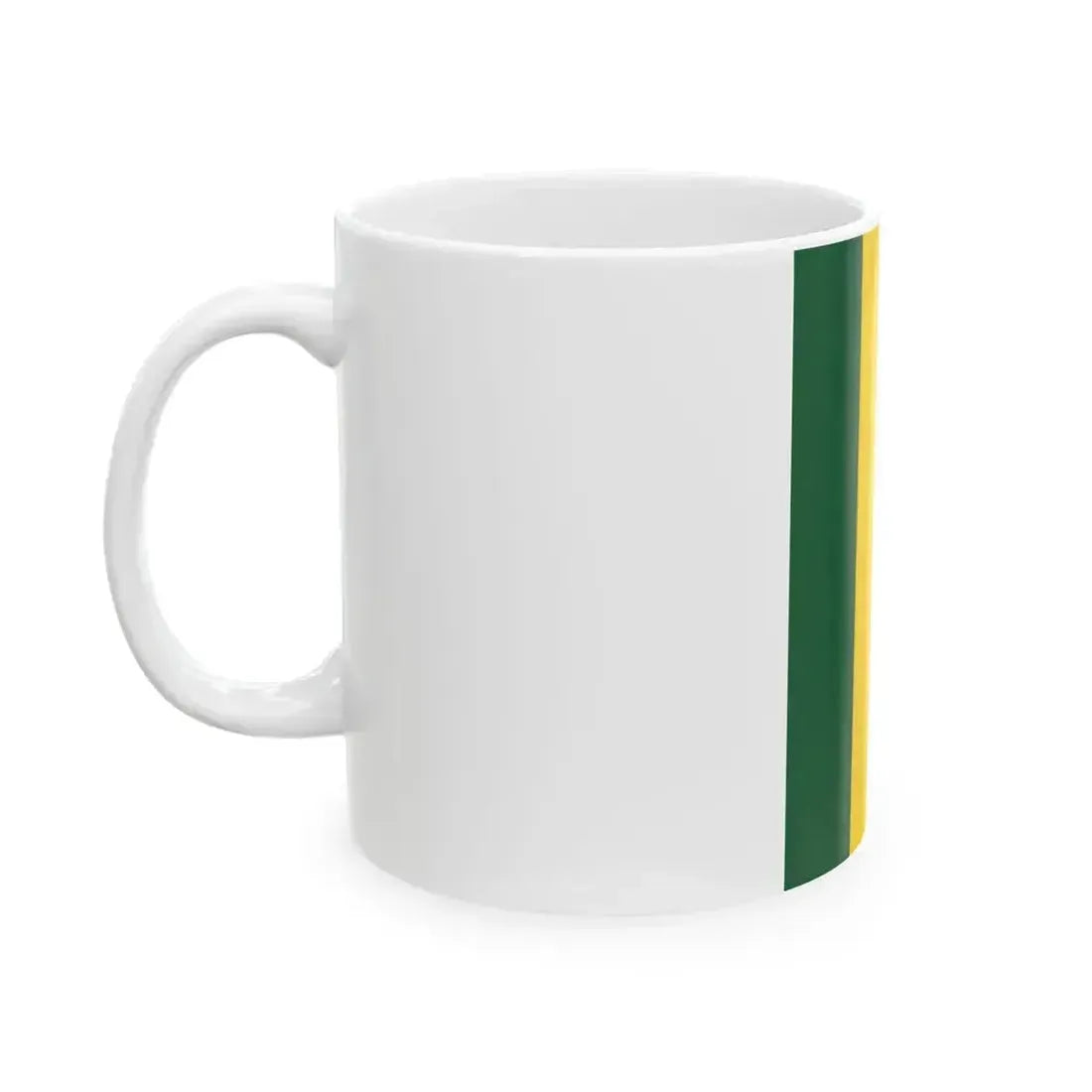 Flag of Rwanda rotated (Rwanda) White Coffee Mug - Go Mug Yourself