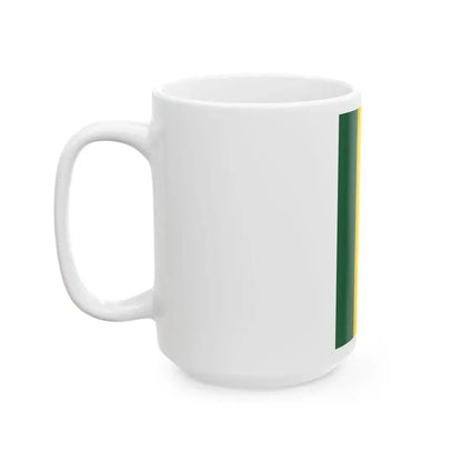 Flag of Rwanda rotated (Rwanda) White Coffee Mug - Go Mug Yourself