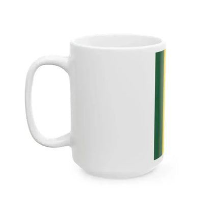 Flag of Rwanda rotated (Rwanda) White Coffee Mug - Go Mug Yourself
